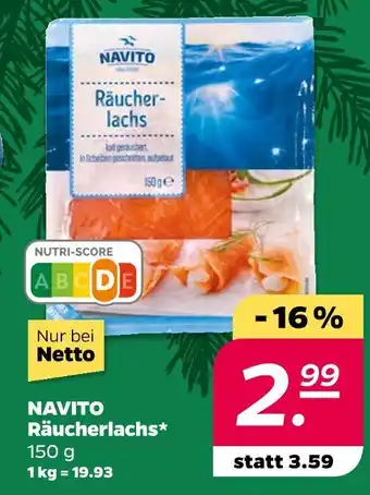 NETTO Navito räucherlachs Angebot