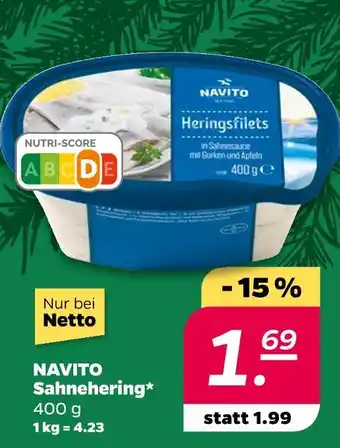 NETTO Navito sahnehering Angebot