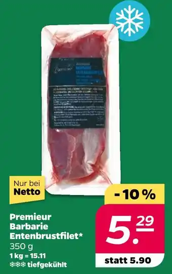 NETTO Premieur barbarie entenbrustfilet Angebot