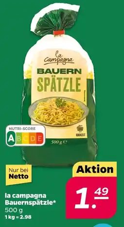 NETTO La campagna bauernspätzle Angebot