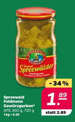 NETTO Spreewald feldmann gewürzgurken Angebot
