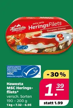 NETTO Hawesta msc heringsfilets Angebot