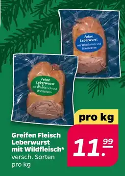 NETTO Greifen fleisch leberwurst mit wildfleisch Angebot