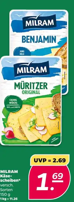 NETTO Milram käsescheiben Angebot