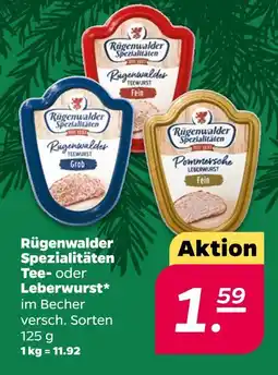NETTO Rügenwalder spezialitäten tee- oder leberwurst Angebot