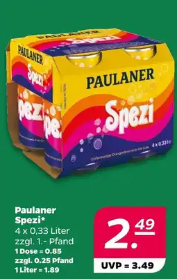 NETTO Paulaner spezi Angebot