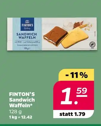 NETTO Finton's sandwich waffeln Angebot