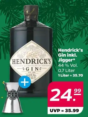 NETTO Hendrick's gin inkl. jigger Angebot