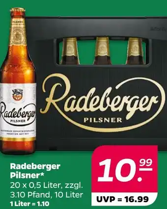 NETTO Radeberger pilsner Angebot