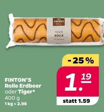 NETTO Finton's rolle erdbeer Angebot
