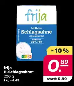 NETTO Frija h-schlagsahne Angebot