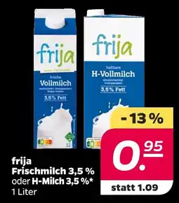 NETTO Frija frischmilch 3,5 % oder h-milch 3,5 % Angebot