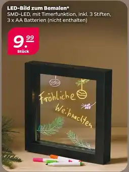 NETTO Led-bild zum bemalen Angebot