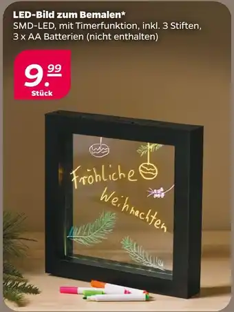 NETTO Led-bild zum bemalen Angebot