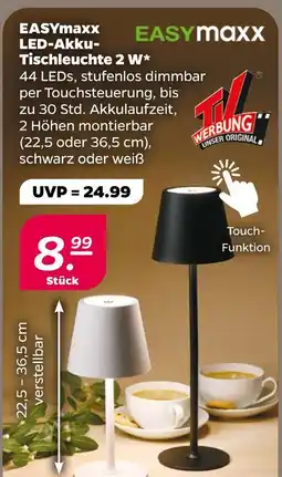 NETTO Easymaxx led-akku-tischleuchte 2 w Angebot