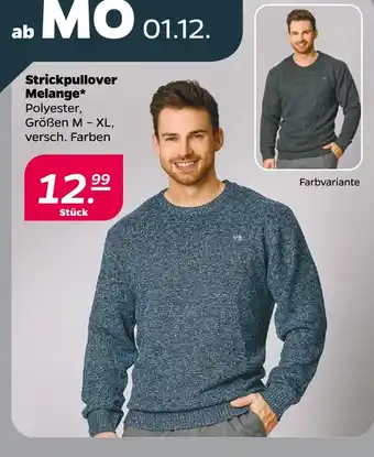 NETTO Strickpullover melange Angebot