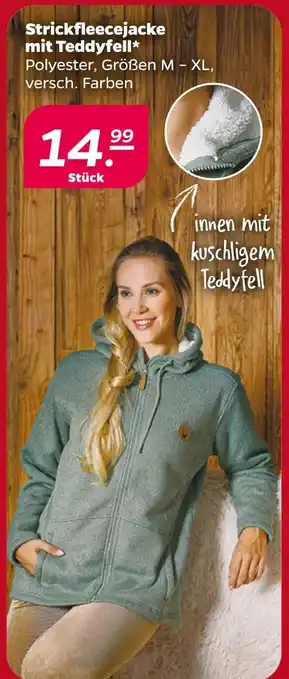 NETTO Strickfleecejacke mit teddyfell Angebot