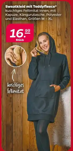 NETTO Sweatkleid mit teddyfleece Angebot