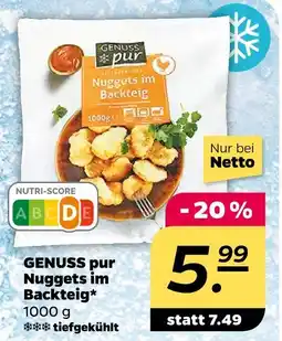 NETTO Genuss pur nuggets im backteig Angebot