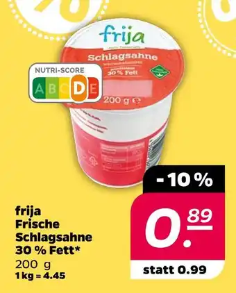 NETTO Frija frische schlagsahne Angebot
