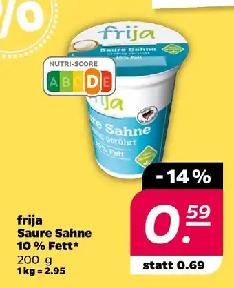 NETTO Frija saure sahne Angebot