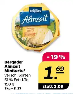 NETTO Bergader almzeit minitorte Angebot