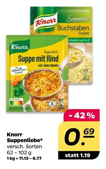 NETTO Knorr suppenliebe Angebot