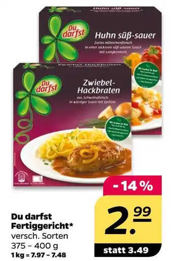 NETTO Du darfst fertiggericht Angebot