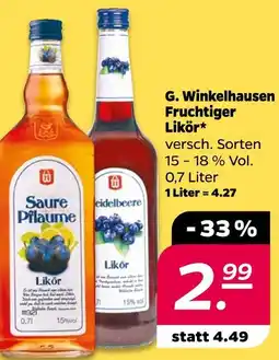 NETTO G. winkelhausen fruchtiger likör Angebot