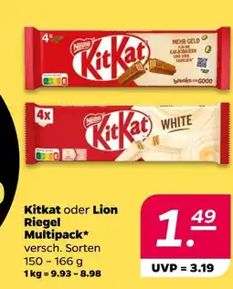NETTO Riegel multipack lion Angebot