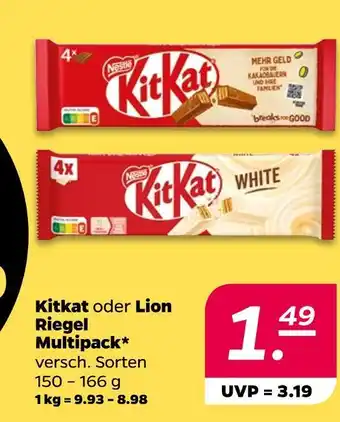 NETTO Riegel multipack lion Angebot