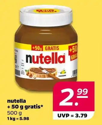 NETTO Nutella Angebot
