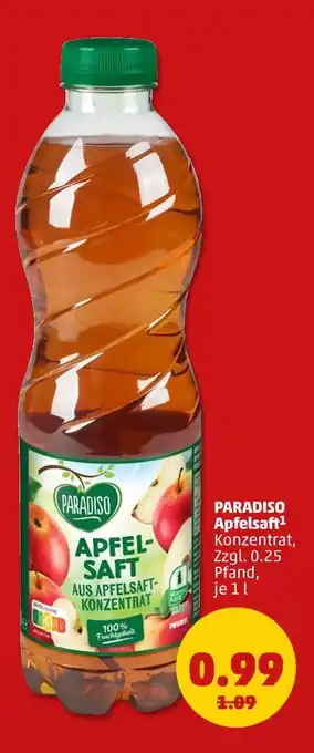 PENNY Paradiso apfelsaft Angebot