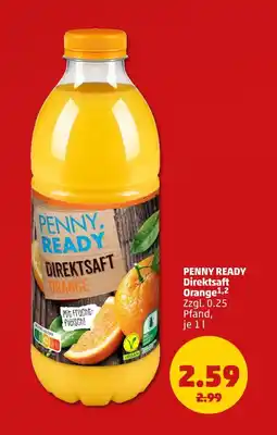 PENNY Penny ready direktsaft orange Angebot