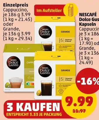 PENNY Nescafé dolce gusto cappuccino Angebot