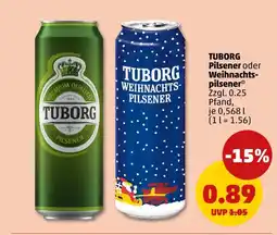 PENNY Tuborg pilsener oder weihnachtspilsener Angebot