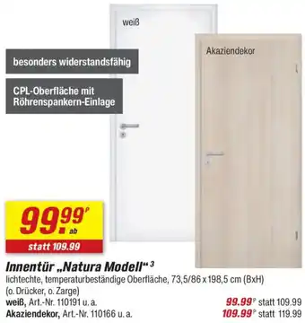 toom Baumarkt Innentür „Natura Modell" Angebot
