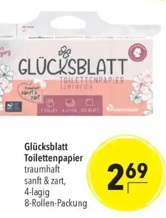 CITTI Markt Glücksblatt Toilettenpapier Angebot