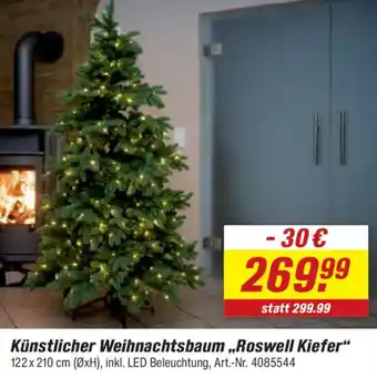 toom Baumarkt Künstlicher Weihnachtsbaum ,,Roswell Kiefer" Angebot