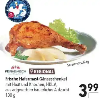 CITTI Markt Frische Hafermast-Gänseschenkel Angebot