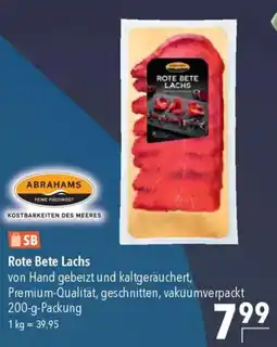CITTI Markt ABRAHAMS Rote Bete Lachs Angebot