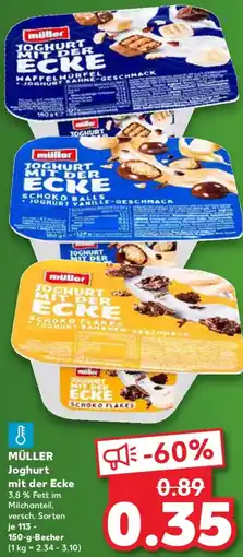 Kaufland MÜLLER Joghurt mit der Ecke Angebot
