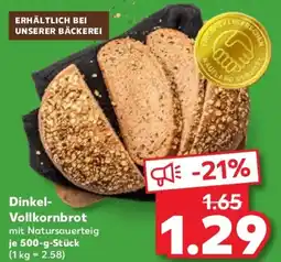 Kaufland Dinkel- Vollkornbrot Angebot