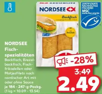 Kaufland NORDSEE Fischspezialitäten Angebot