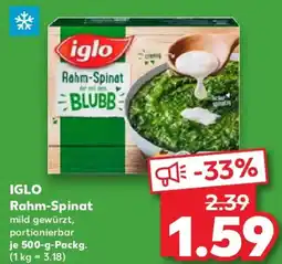Kaufland IGLO Rahm-Spinat Angebot