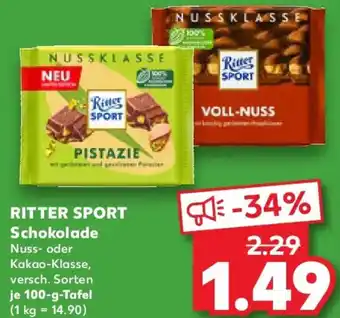 Kaufland RITTER SPORT Schokolade Angebot
