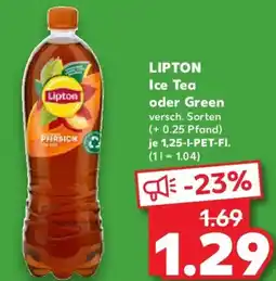 Kaufland LIPTON Ice Tea oder Green Angebot