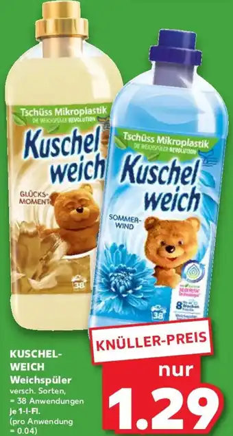 Kaufland KUSCHELWEICH Weichspüler Angebot