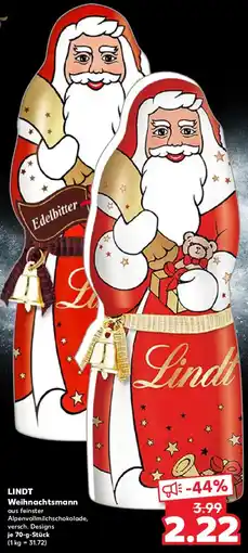 Kaufland LINDT Weihnachtsmann Angebot