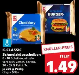 Kaufland K-CLASSIC Schmelzkäsescheiben Angebot